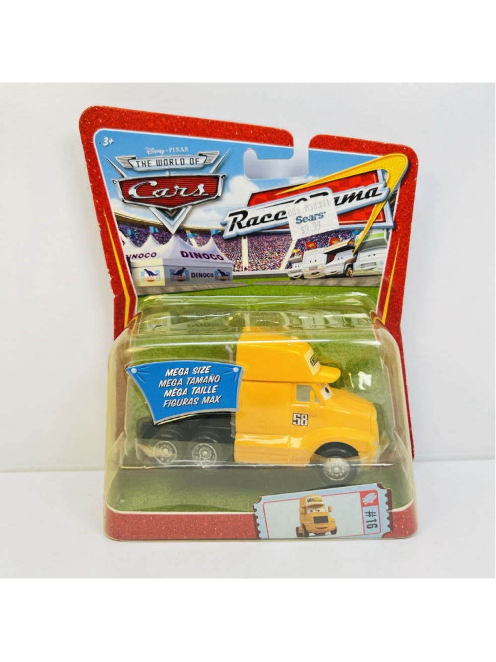 Octane Gain Semi Disney Pixar Cars Race O Rama Mega #16 New on Card